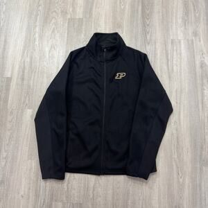 Spyder Purdue Boilermakers Full Zip Jacket Men's Extra Large XL Black NCAA